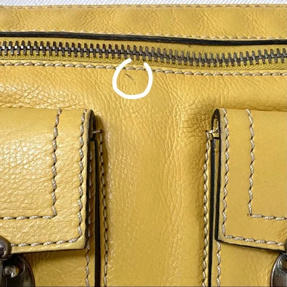 MARC JACOBS YELLOW LEATHER BAG - Picture 14 of 17